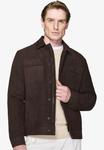 Куртка Dan John Faux leather jacket, Dark Brown Solid/Dark Brown - фото