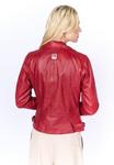 Кожаная куртка Freaky Nation, красный - фото