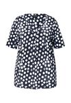 Футболка с принтом POLKA DOT SHORT SLEEVE Ulla Popken, черный - фото 6