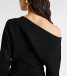 Платье макси на одно плечо Etta Altuzarra, черный - фото 5