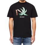 Футболка Broken Palm PALM ANGELS, черный - фото 5