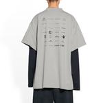 Футболка унисекс серая Balenciaga, серый - фото 4