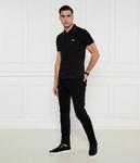 Поло Boss Green Paul 4 Slim Fit, черный / белый - фото 2