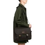 Сумка-мессенджер Essential Wax Barbour, темно-зеленый - фото 4