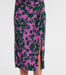 Платье миди Aviel с принтом Diane von Furstenberg, Odile Vine Vivid Viol Med - фото 5