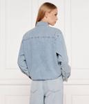 Рубашка джинсовая Cropped fit Karl Lagerfeld Jeans, синий - фото 3