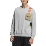 Adidas Neo Серый свитшот Men's Gray - фото 4