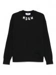 Толстовка с логотипом MSGM, черный - фото