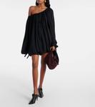 Мини-платье из шелка Nash Khaite, черный - фото 2