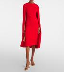 Платье миди с накидкой Stella McCartney, Lipstick Red - фото 2
