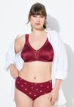 Брифы Ulla Popken 5 PACK, Claret/Berry - фото