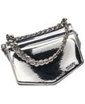 Сумка-кроссбоди Riona Flap Mini DKNY, Silver - фото