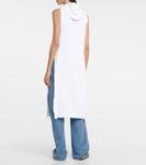 Платье миди с капюшоном Brunello Cucinelli, Bianco - фото 3