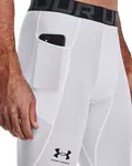 Мужские леггинсы Under Armour HeatGear Armor, белый/черный - фото 5
