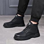 Черно-зеленые мужские полусапожки LUOMAIKE, хаки - фото 7