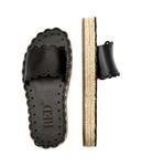 Тапочки кожаные Red Valentino, черный - фото 4