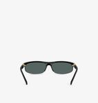 Солнцезащитные очки Mu a02s в овальной оправе Miu Miu, черный - фото 4