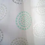 Штора с люверсами Heine Home, бирюзово-белый - фото 4