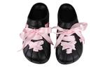ADILETTE CLOGS Кроксы Унисекс Black Pink Adidas, Black Pink Heart - фото 5