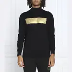 Шерстяной свитер обычного кроя Karl Lagerfeld, черный - фото