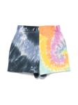 Шорты Stella McCartney Kids с принтом тай-дай, синий - фото 2