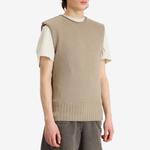 Вязаный жилет Бернса Entire Studios, middle серый - фото 2