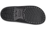 Шлепанцы и сланцы Crocs Fashion Casual Unisex Black Slippers - фото 2