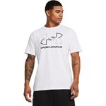 Shirt ua gl foundation update ss Under Armour, белый - фото 3