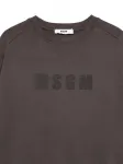 Свитшот с логотипом MSGM Kids, серый - фото 3