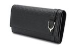 GUCCI Кожаный женский кошелёк чёрный - фото 2