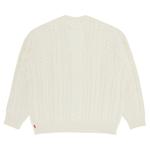 Свитер Supreme Appliqué Cable Knit 'Ivory', кремовый - фото 2