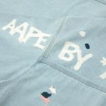 Рубашка с длинными рукавами с логотипом A Bathing APE Aape, синий - фото 4