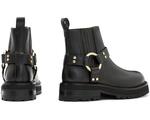 Ботинки AllSaints Maddie Biker Boots, цвет Black/Warm Brass - фото 3