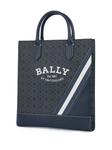 Сумка-тоут с логотипом Bally, синий - фото 3