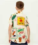 Рубашка regular fit Guess, бежевый - фото 3