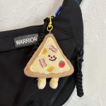 Пищащая плюшевая подвеска пицца высота 11см KEBO - фото 5