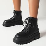 Женские ботильоны Roimaash на платформе, 157 Pu-Black - фото 3