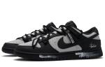 Nike Кроссовки Dunk Black Gray Track Low top Skateboard Unisex Black - фото 3