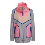 Куртка stella mccartney half zip jacket 'grey pink' Adidas, серый - фото