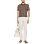 Брюки Logo Brunello Cucinelli, бежевый - фото 2