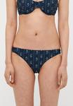 Низ бикини Tory Burch PRINTED BOTTOM, Blue/Dark Blue - фото