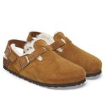 Сандалии tokio inside shearling suede Birkenstock, коричневый - фото 3