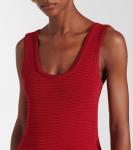 Расклешенное мини-платье Larina Simkhai, цвет cherry - фото 4