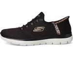 Кроссовки SKECHERS Summits Leopard Chic Hands Free Slip-INS, черный мульти - фото 4