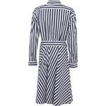 Полосатое платье-рубашка с поясом Polo Ralph Lauren, синий - фото 4