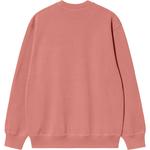 Свитшот с вышитым логотипом Carhartt WIP, темно-розовый - фото 3