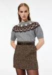 Юбка Koton A-line skirt, Brown - фото