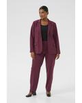 Блейзер KAFFE CURVE Sakira, бордовый - фото 3