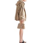 Куртка женская Prada Drawstring, хаки - фото 3