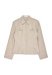 Блуза NA-KD Button-down blouse, Beige - фото 5